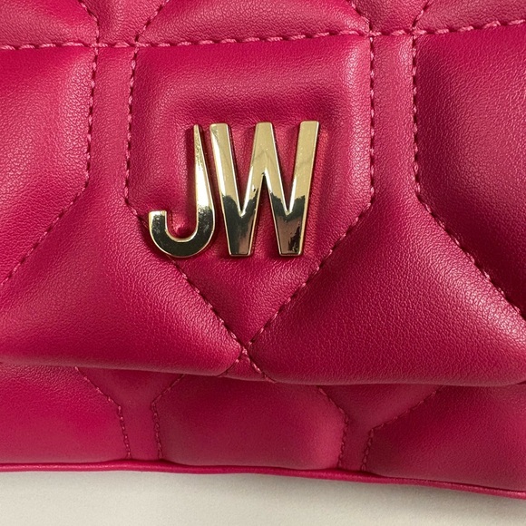 Jason Wu Fuchsia Quilted Vegan Leather Crossbody Bag - Picture 2 of 12